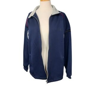 Vintage 90’s blue Japanese brand Columbine Activewear track jacket approx L
